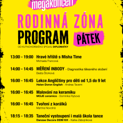 Pátek program Rodinná zóna